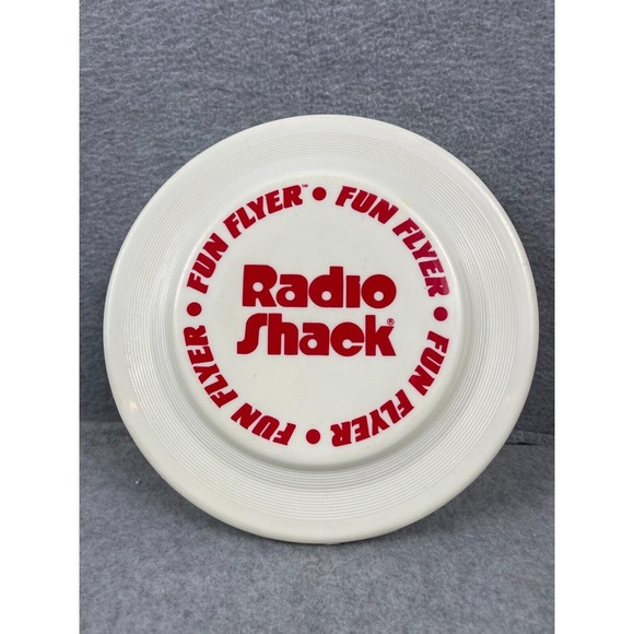Vintage Radio Shack Fun Flyer‎ Advertisement Frisbee - Rare Item - Very Good - Picture 1 of 3